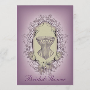 Gothic Lingerie party  korset vrijgezellenfeest Kaart