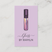 Gothic Lip Gloss Bottle Small Visitekaartje (Voorkant)