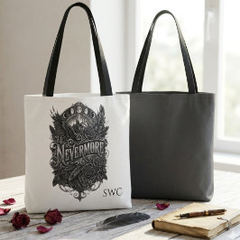 Gothic Literature Nooitmeer Raaf Liefhebber Tote Bag