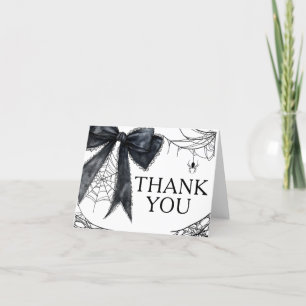 Gothic Little Boo Baby shower Bedankkaart