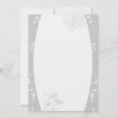 Gothic Little Monster Baby Shower Design Kaart (Achterkant)