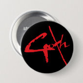 gothic_logo ronde button 7,6 cm (Voorkant /achterkant)