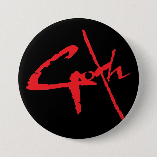 gothic_logo ronde button 7,6 cm (Voorkant)