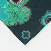 Gothic Lolita child emerald and black Fleece Deken (Hoek)