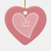 Gothic Lolita child emerald and black Keramisch Ornament (Achterkant)