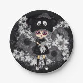 Gothic Lolita-kind - waarom zo verdrietig PinkyP Papieren Bordje (Voorkant)