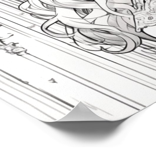 Gothic Lolita kleurstof poster (Hoek)