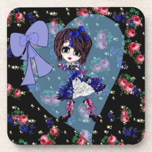 Gothic Lolita Saphire blue girly giften Onderzetter