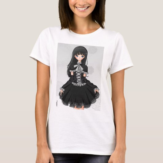 "Gothic Lolita", slanke top (Voorkant)