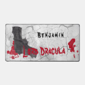 Gothic Lord Dracula Vampire Desk Mat (Voorkant)