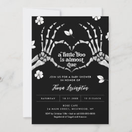 Gothic Love Halloween Baby shower Uitnodiging