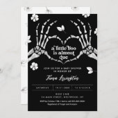 Gothic Love Halloween Baby shower Uitnodiging (Voorkant / Achterkant)