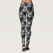 Gothic Love Spooky Spookweb met harten Leggings (Achterkant)