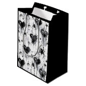 Gothic Love Spooky Spookweb met harten Medium Cadeauzakje (Achterkant Gekanteld)