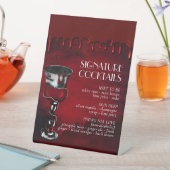 Gothic Luxe | Drinken voor rode bloeddruk en handt Reclamebord Met Voetstuk (Insitu)