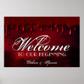 Gothic Luxe | Welkom bij het zwarte en donkere rod Poster (Voorkant)