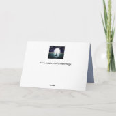 gothic maan angel wenskaart kaart (Achterkant)