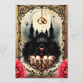 Gothic Maan –Eeuwige Liefde Onder de Middernachtel Menu (Achterkant)