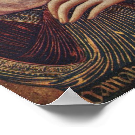 Gothic Madonna en Child poster (Hoek)