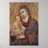Gothic Madonna en Child poster (Voorkant)