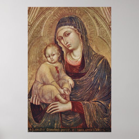 Gothic Madonna en Child poster (Voorkant)
