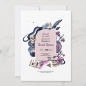 Gothic Magic Halloween Witch Vrijgezellenfeest Inv Kaart (Voorkant)