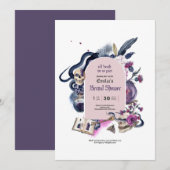 Gothic Magic Halloween Witch Vrijgezellenfeest Inv Kaart (Voorkant / Achterkant)