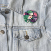Gothic Magic Vampire Fantasy Button van Ann Howard (In situ)