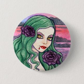 Gothic Magic Vampire Fantasy Button van Ann Howard