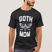 Gothic Mam heeft doodsnood Hoofd Moth Tattoo Moth T-shirt (Voorkant)