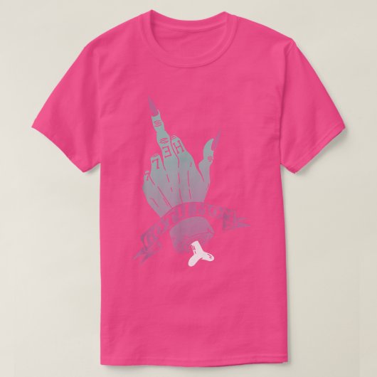 Gothic mama Skeleton Hand Gothic moeder T-shirt (Design voorkant)
