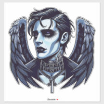 Gothic Man Angel Dark Fantasy kunst