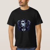 Gothic Man Angel Dark Fantasy kunst T-shirt (Voorkant)
