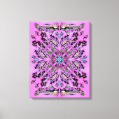 Gothic Mandala Stretched Canvas Afdrukken (Voorkant)