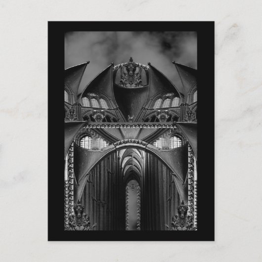 Gothic Mansion Briefkaart (Voorkant)