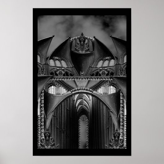 Gothic Mansion Poster (Voorkant)