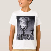 Gothic Mask Halloween Skeleton T-shirt (Voorkant)