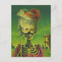 Gothic Mask Skeleton Briefkaart