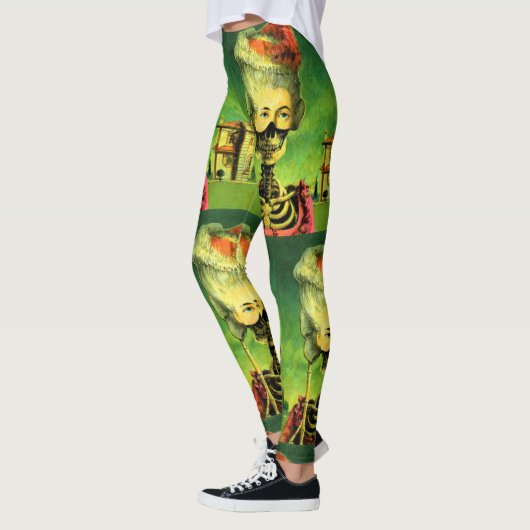 Gothic Mask Skeleton Leggings (Links)