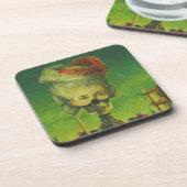 Gothic Mask Skeleton Onderzetter (Linkerzijde)