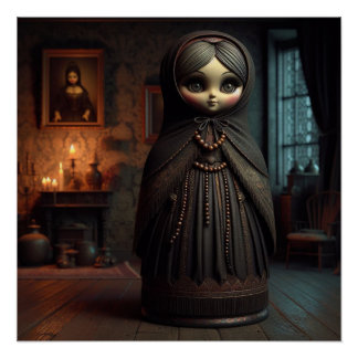 Gothic Matryoshka Perfect Poster