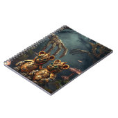 Gothic Mechanical Dark Forest Steampunk Gummy Bear Notitieboek (Linkerzijde)