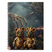 Gothic Mechanical Dark Forest Steampunk Gummy Bear Notitieboek (Voorkant)