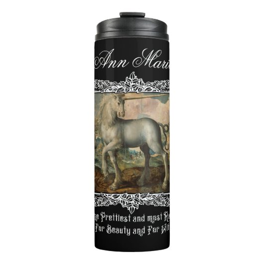 Gothic Medieval Unicorn Specialized Classic Art Thermosbeker (Voorkant)