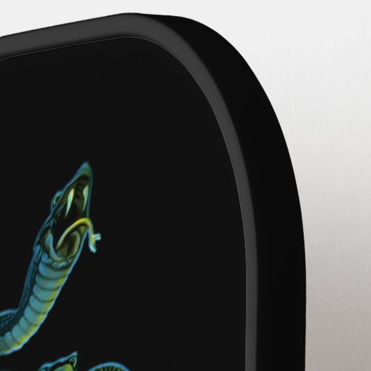 Gothic Medusa Sugar Skull Pickleball Paddle (Links Detail)