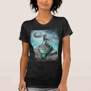 Gothic Meermin Fantasie Kunst T-Shirt