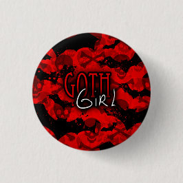 Gothic Meisje Button