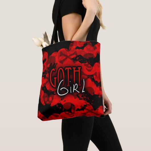 Gothic Meisje Canvas tas (Dichtbij)