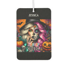 Gothic meisje gepersonaliseerde naam Halloween