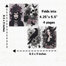 Gothic Meisje Gothic Junk Scrapbook